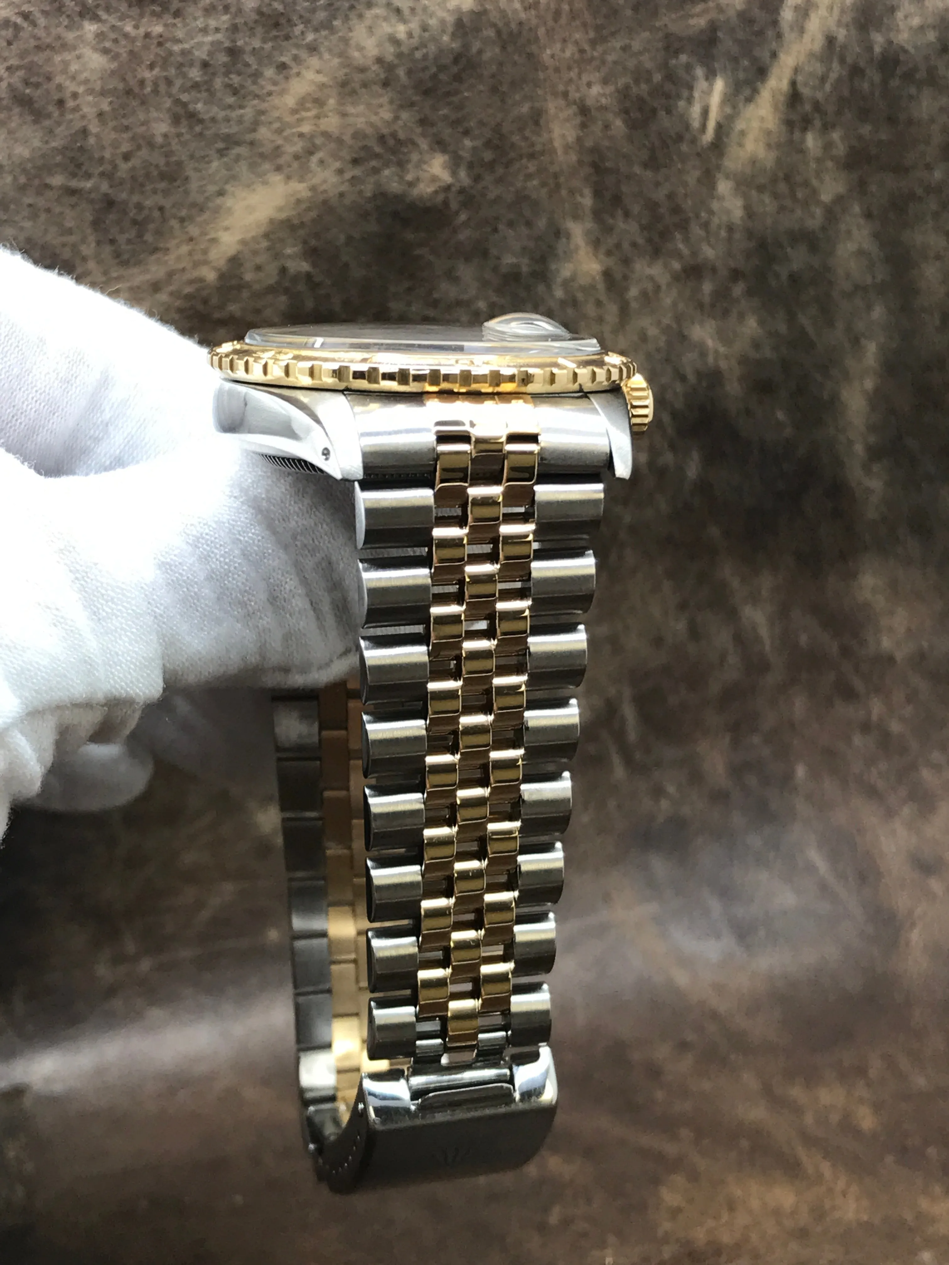 Rolex Datejust Turn-o-graph 16253 Silver Dial Automatic Watch