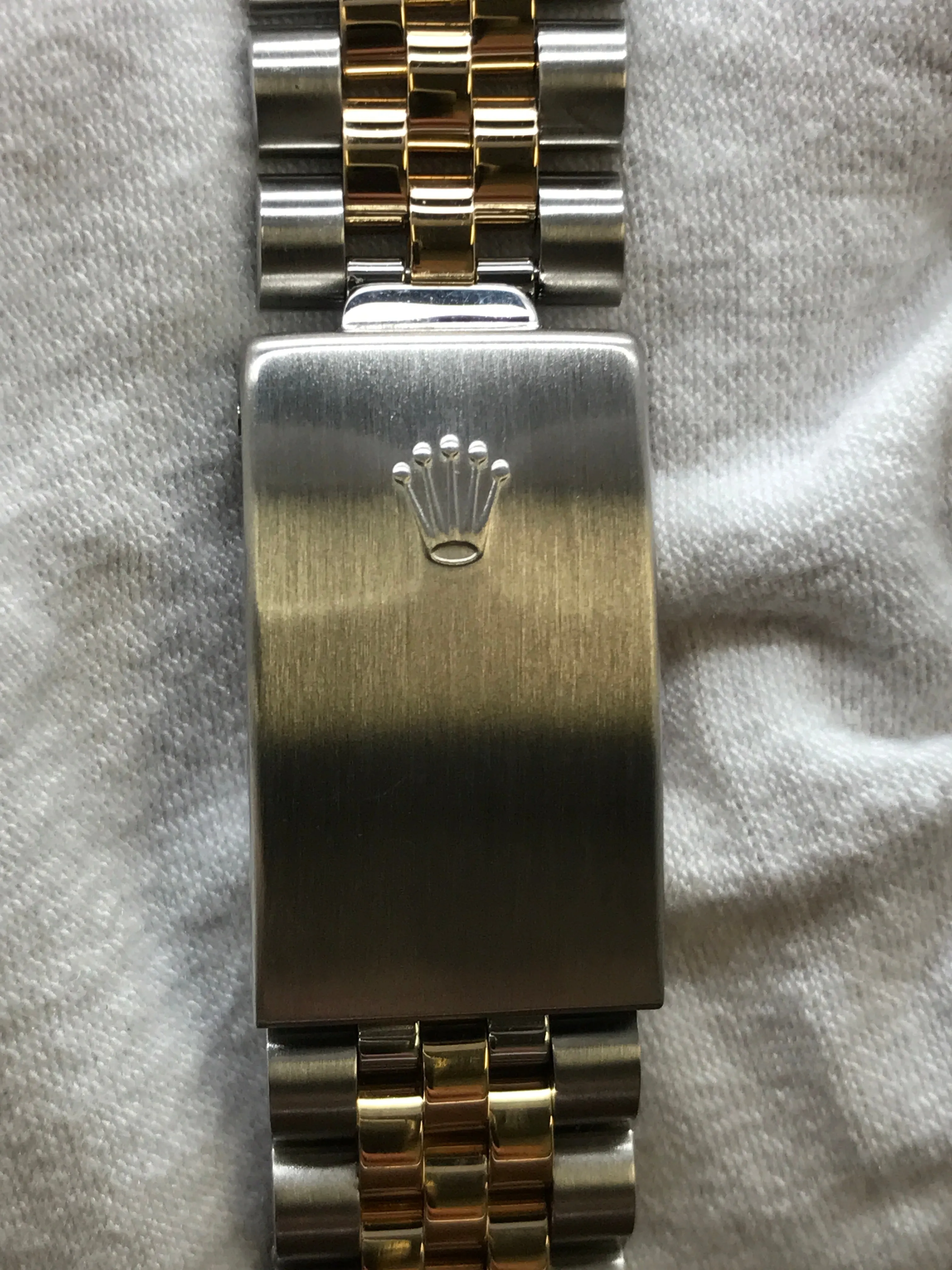 Rolex Datejust Turn-o-graph 16253 Silver Dial Automatic Watch