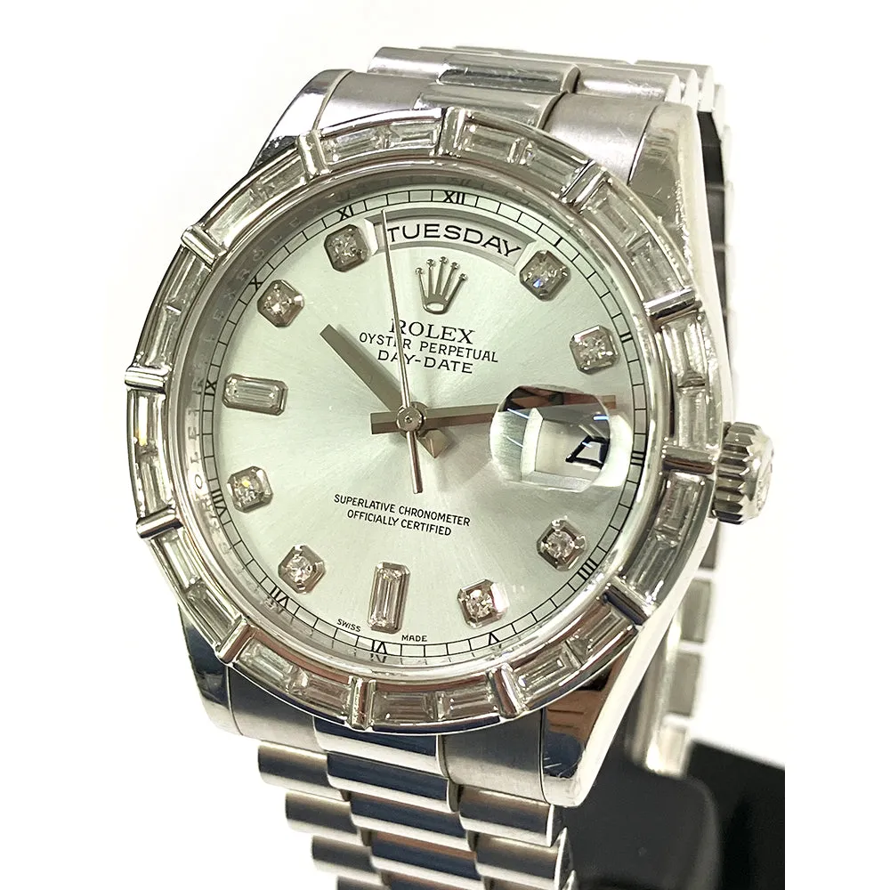 Rolex Day-Date 118206 Ice Blue Dial Jun 2007