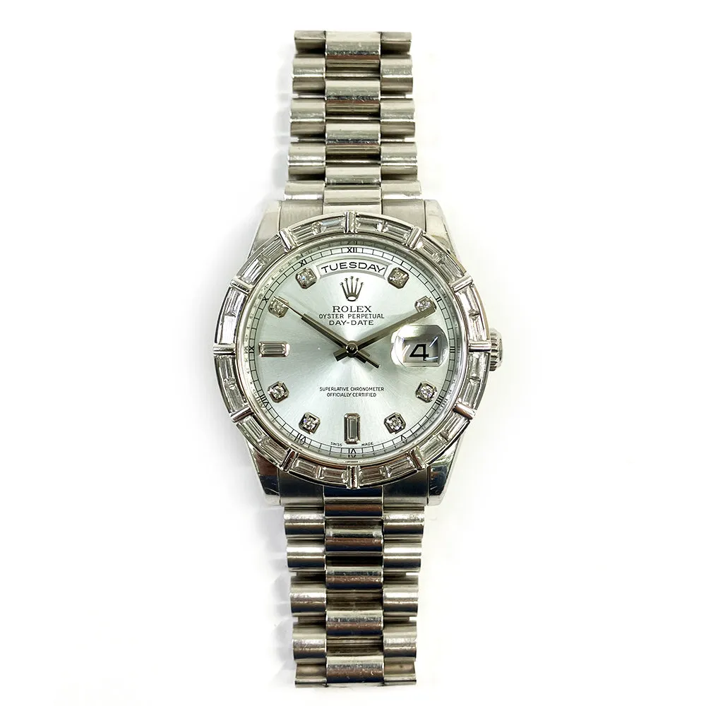 Rolex Day-Date 118206 Ice Blue Dial Jun 2007
