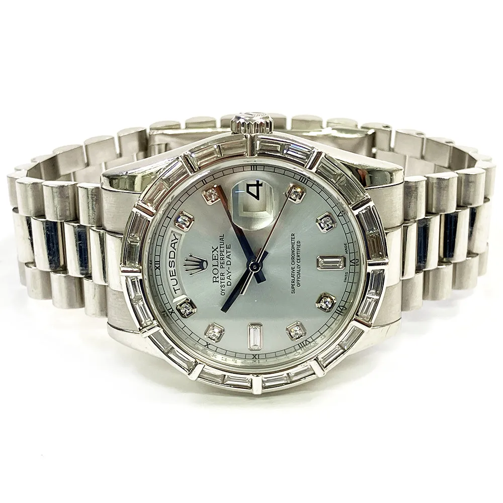 Rolex Day-Date 118206 Ice Blue Dial Jun 2007
