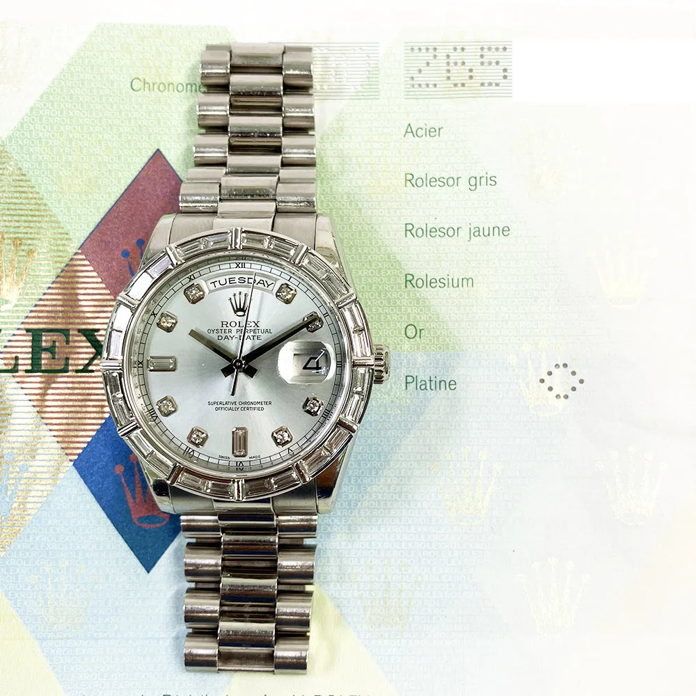 Rolex Day-Date 118206 Ice Blue Dial Jun 2007
