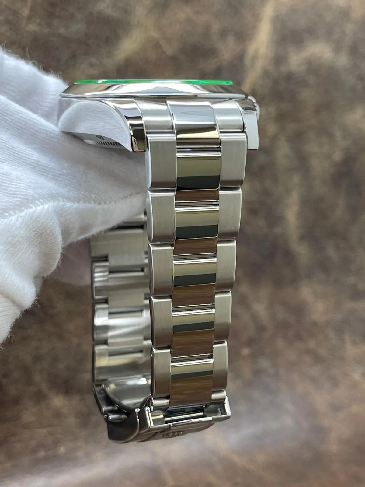 Rolex Green Milgauss 116400GV Black Dial Automatic Men's Watch
