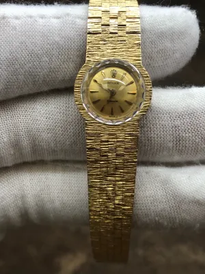 Rolex Orchid 18kt Rolex Orchid Champagne Dial Manual-wind Women's Watch