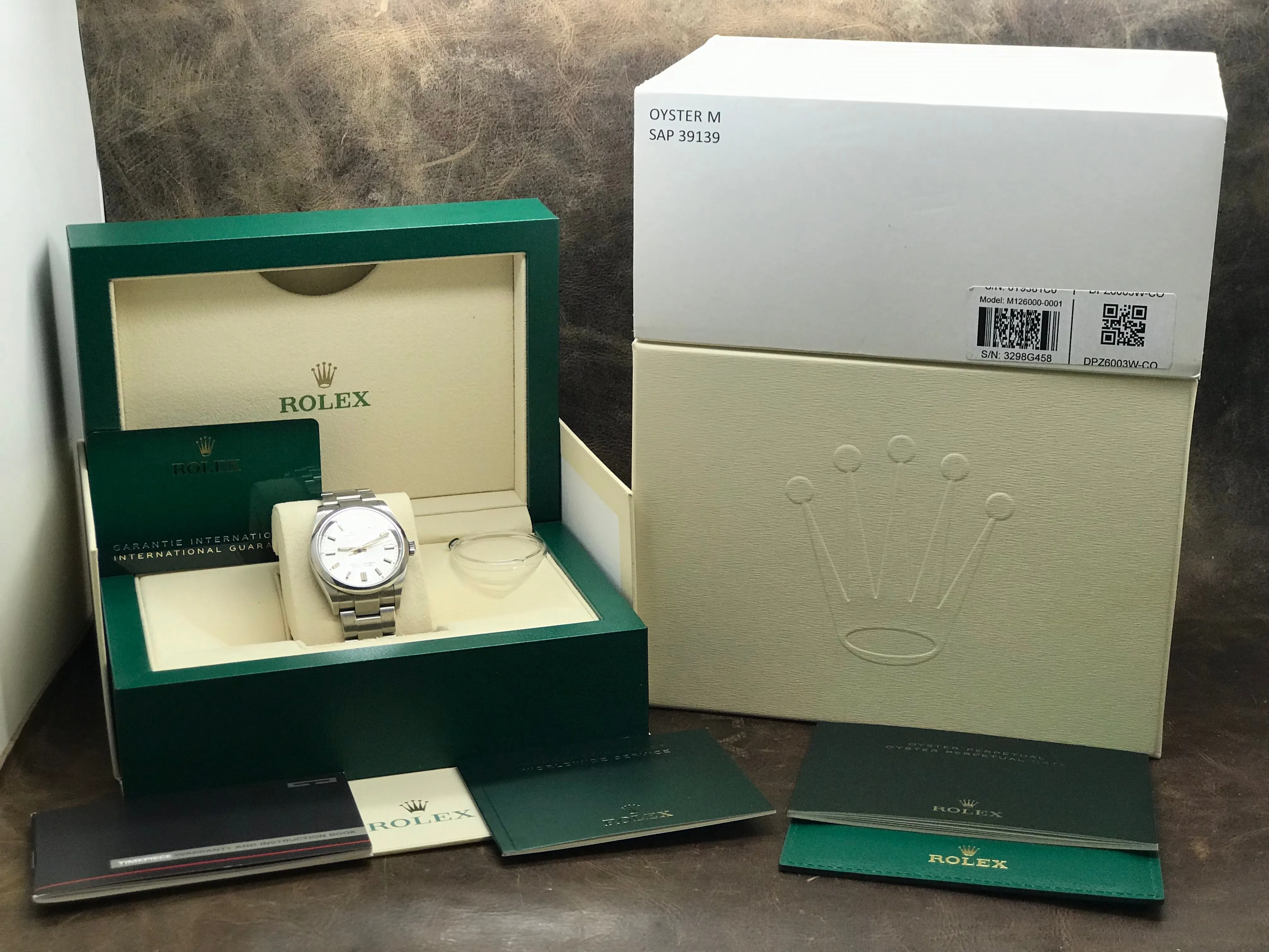 Rolex Oyster Perpetual 36mm 126000 Silver Dial Automatic Watch