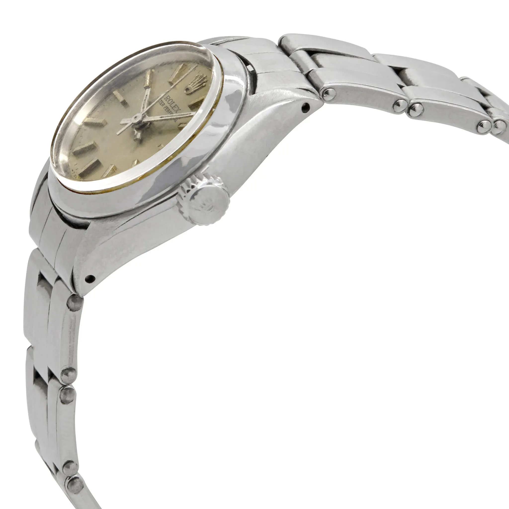 Rolex Oyster Perpetual 6718 Grey Dial Automatic Women's Watch