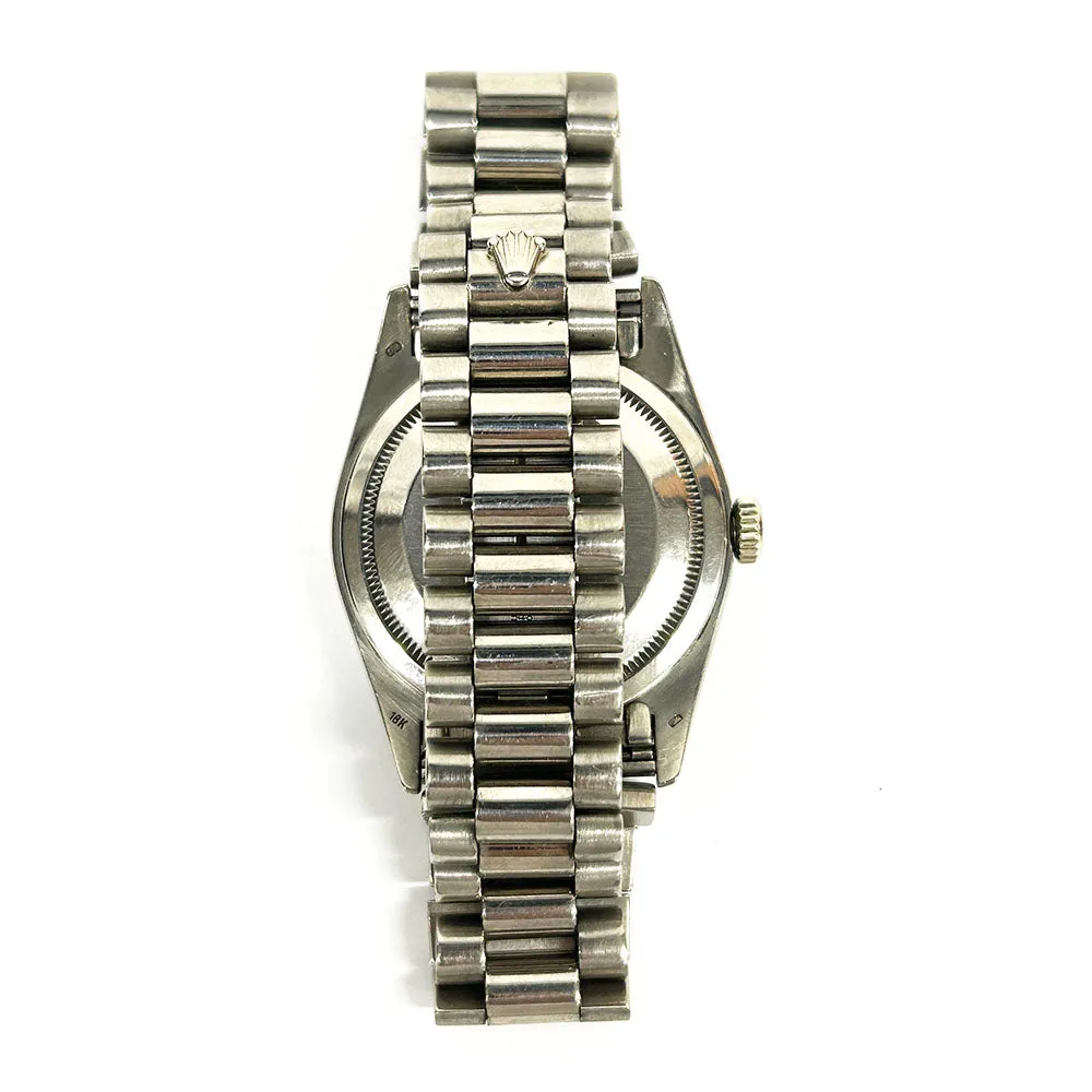 RolexDay-Date 18239 Silver Diamond Dial
