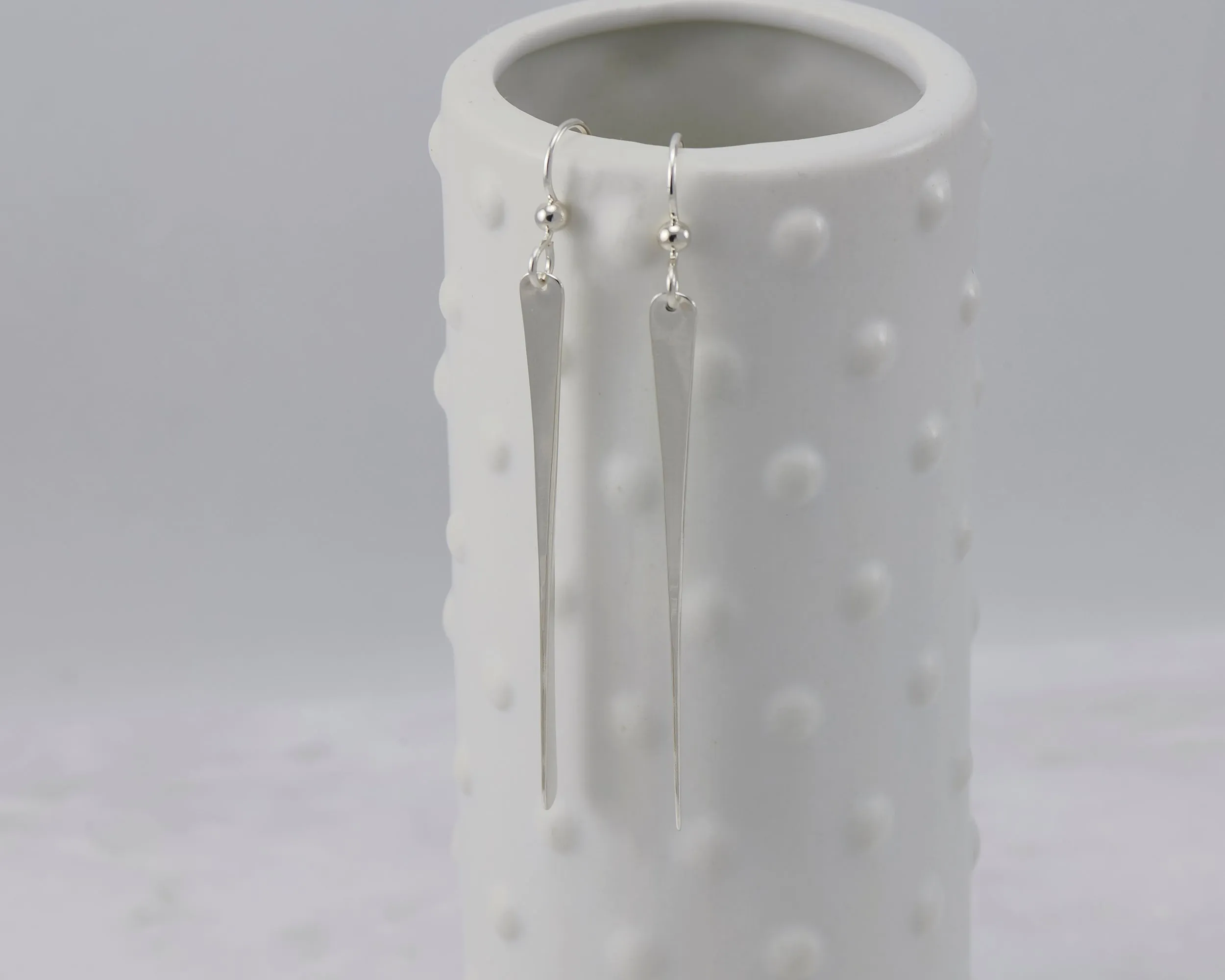 Silver Bar Earrings