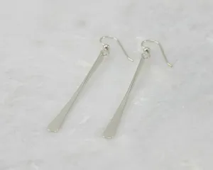 Silver Bar Earrings