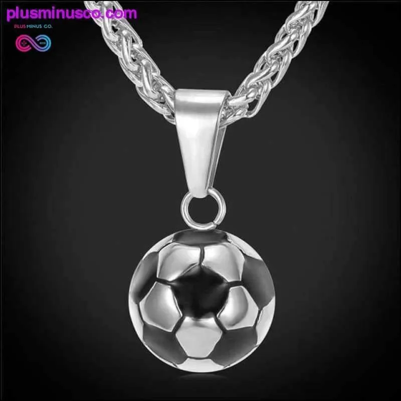 Soccer/football Pendant With Stainless Steel Gold Color