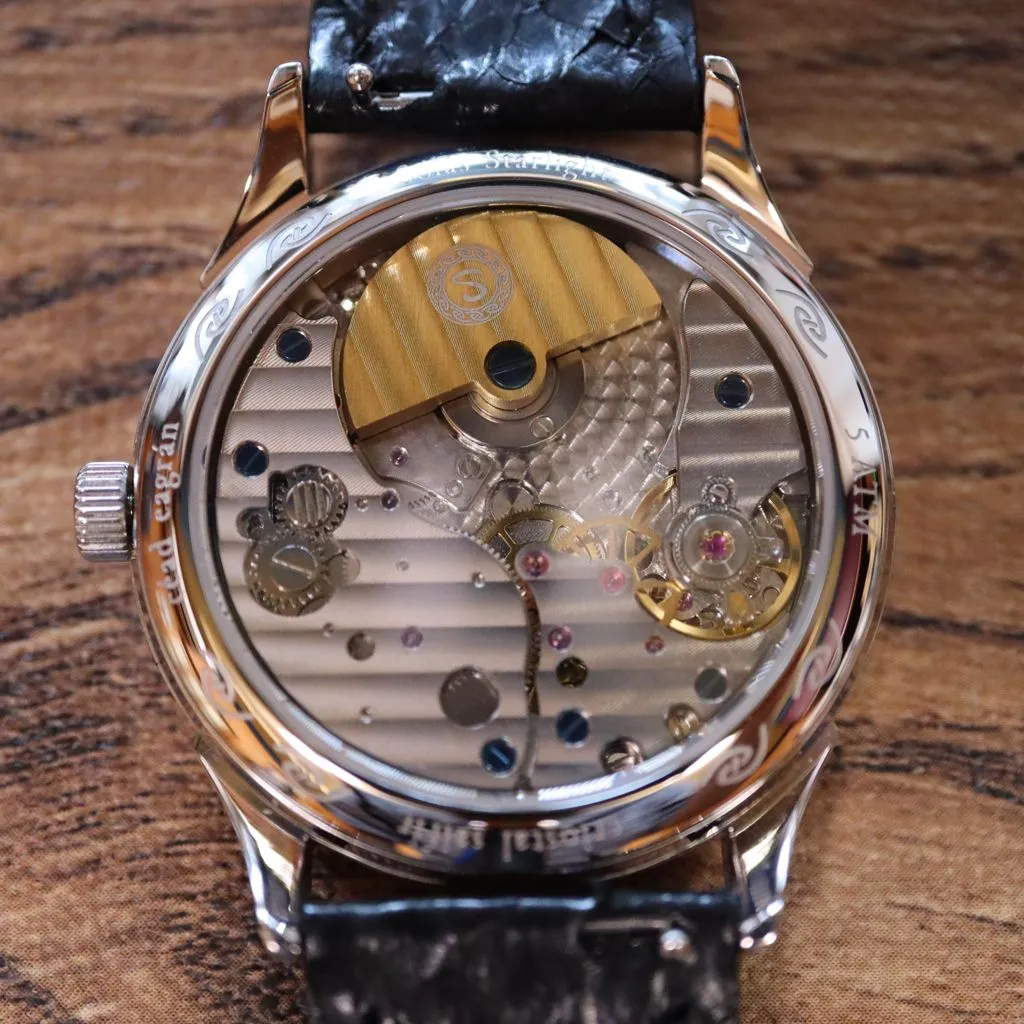 Solas Watches - Sólás&nbsp;Starlight&nbsp;Silver - Aventurine&nbsp;Dial   Micro-Rotor