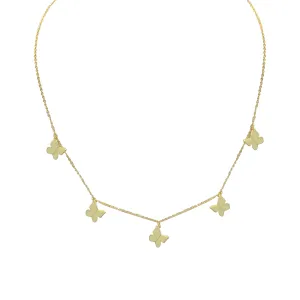 Solid Butterflies Necklace