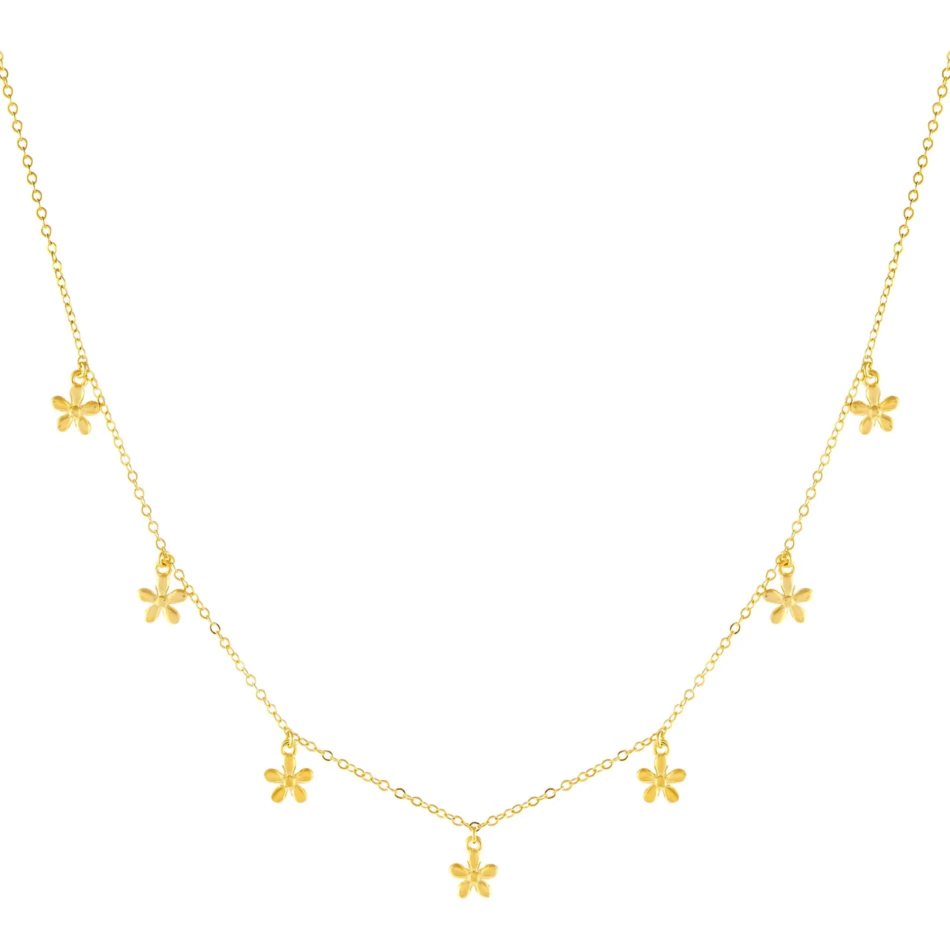Solid Multi Flower Choker