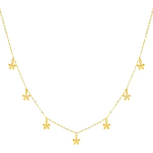 Solid Multi Flower Choker