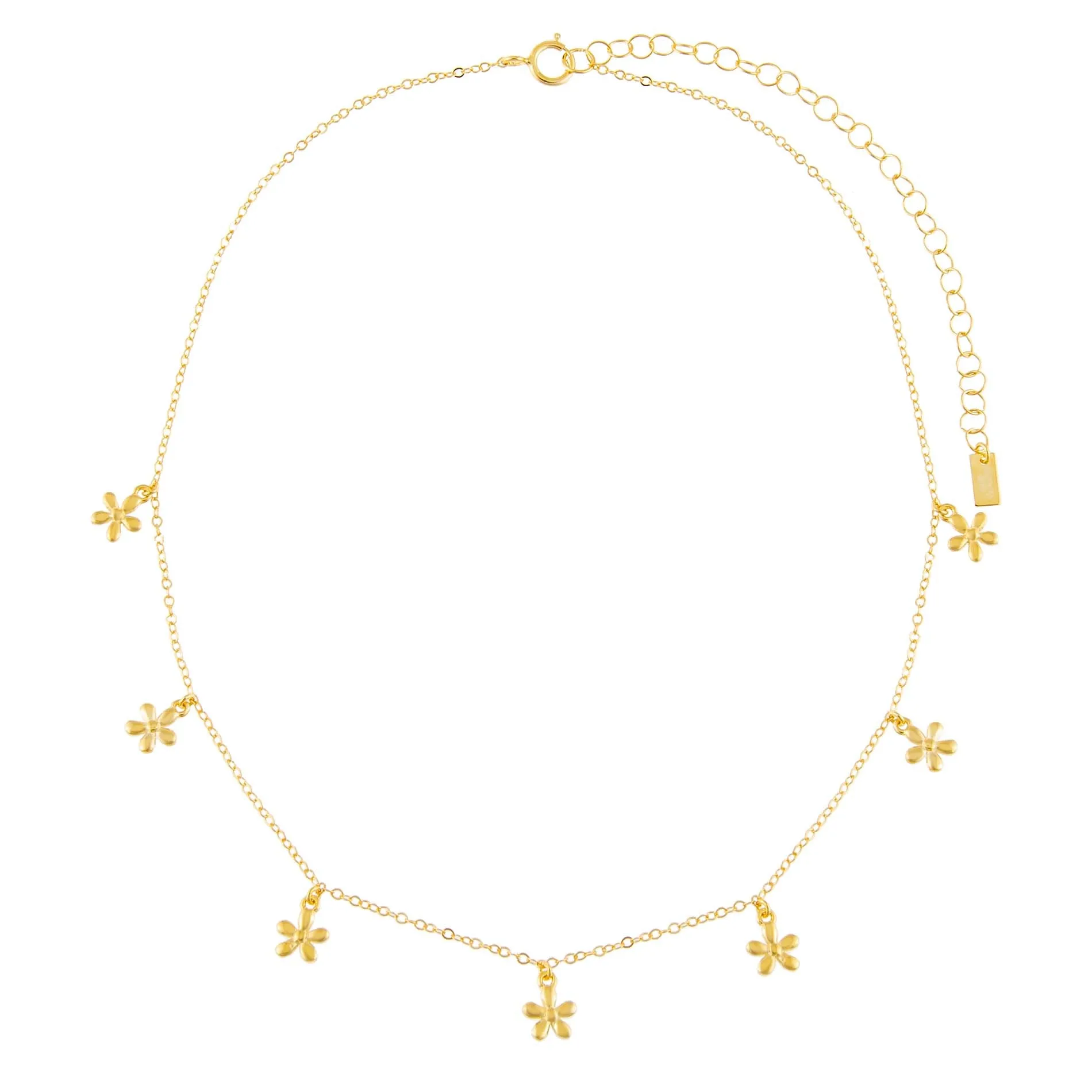 Solid Multi Flower Choker