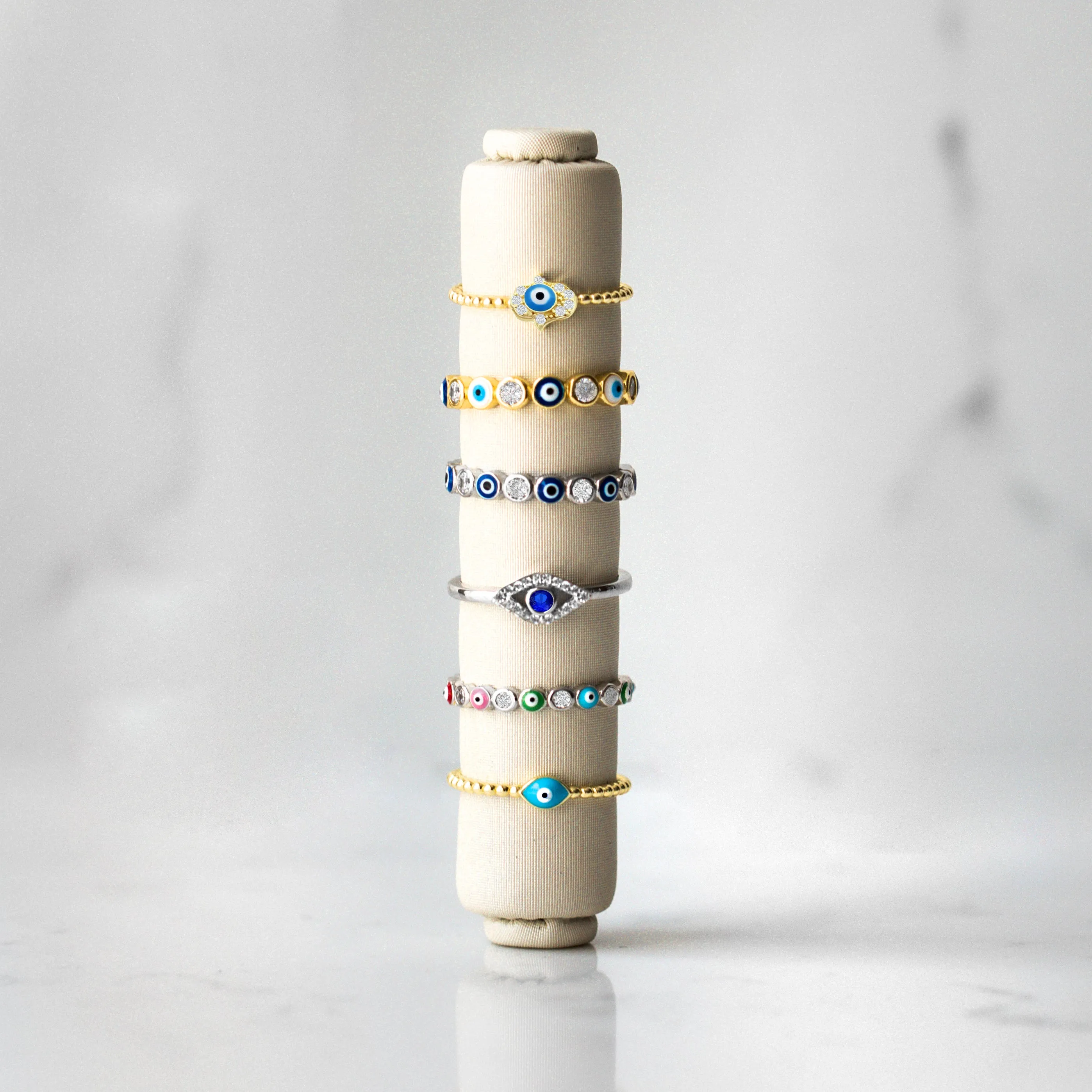 Sparkle Evil Eye Ring