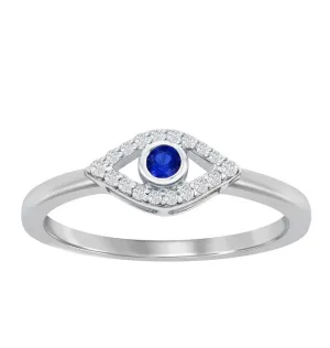 Sparkle Evil Eye Ring