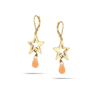 STAR DANGLE  EARRINGS #193RD3301 (2D2)