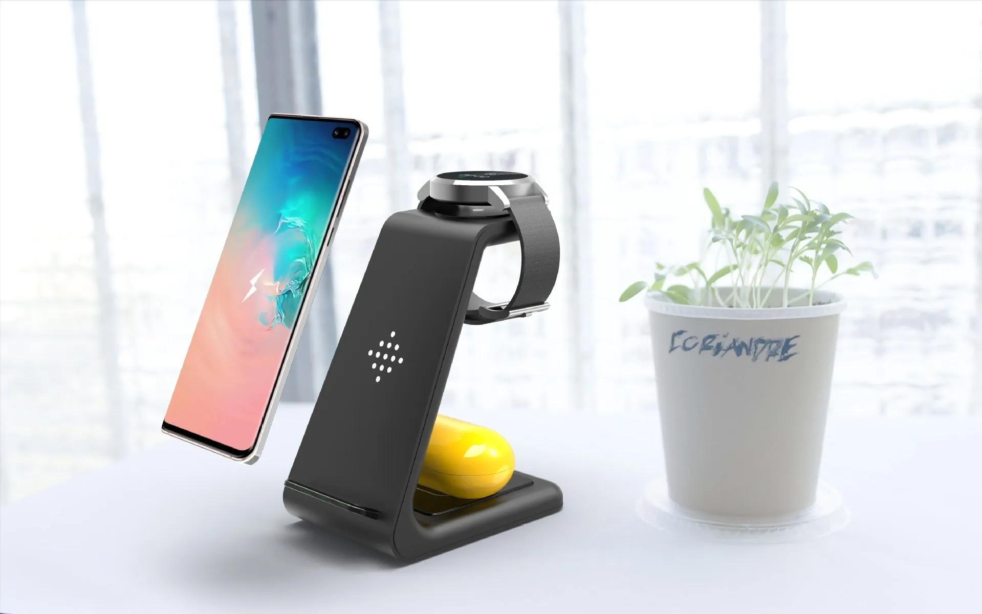 Station Wireless Fast Charger Stand