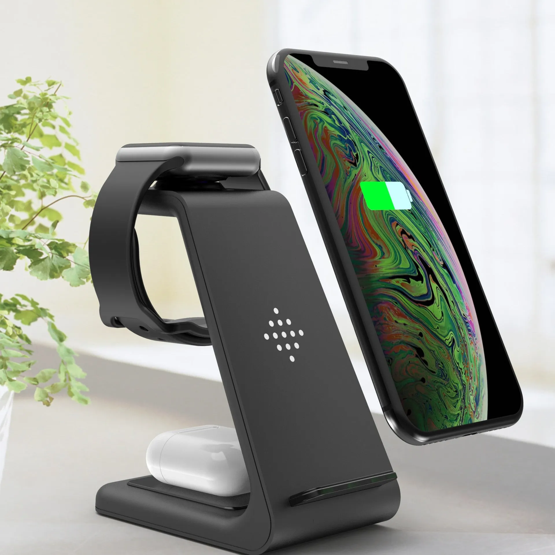 Station Wireless Fast Charger Stand
