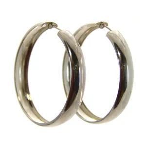 Sterling Silver Flex Hoop Earrings