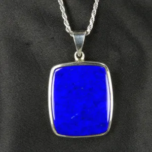 Sterling Silver Lapis (Afghanistan) Pendant