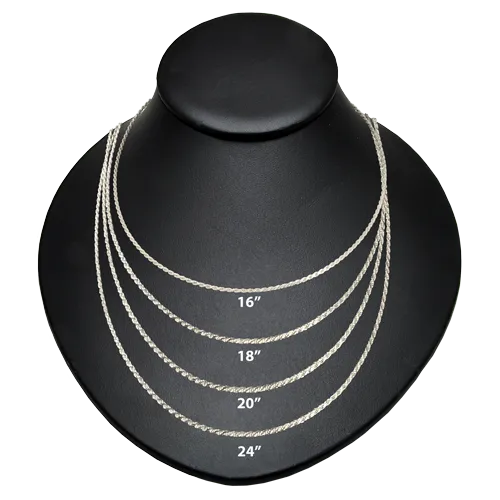 Sterling Silver Rope Chain