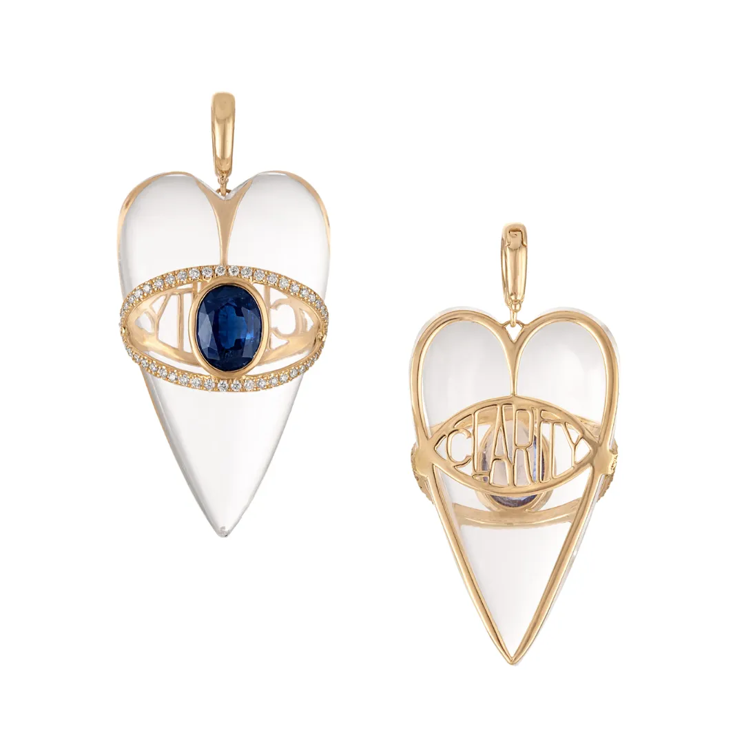 Stoned Heart Pendants