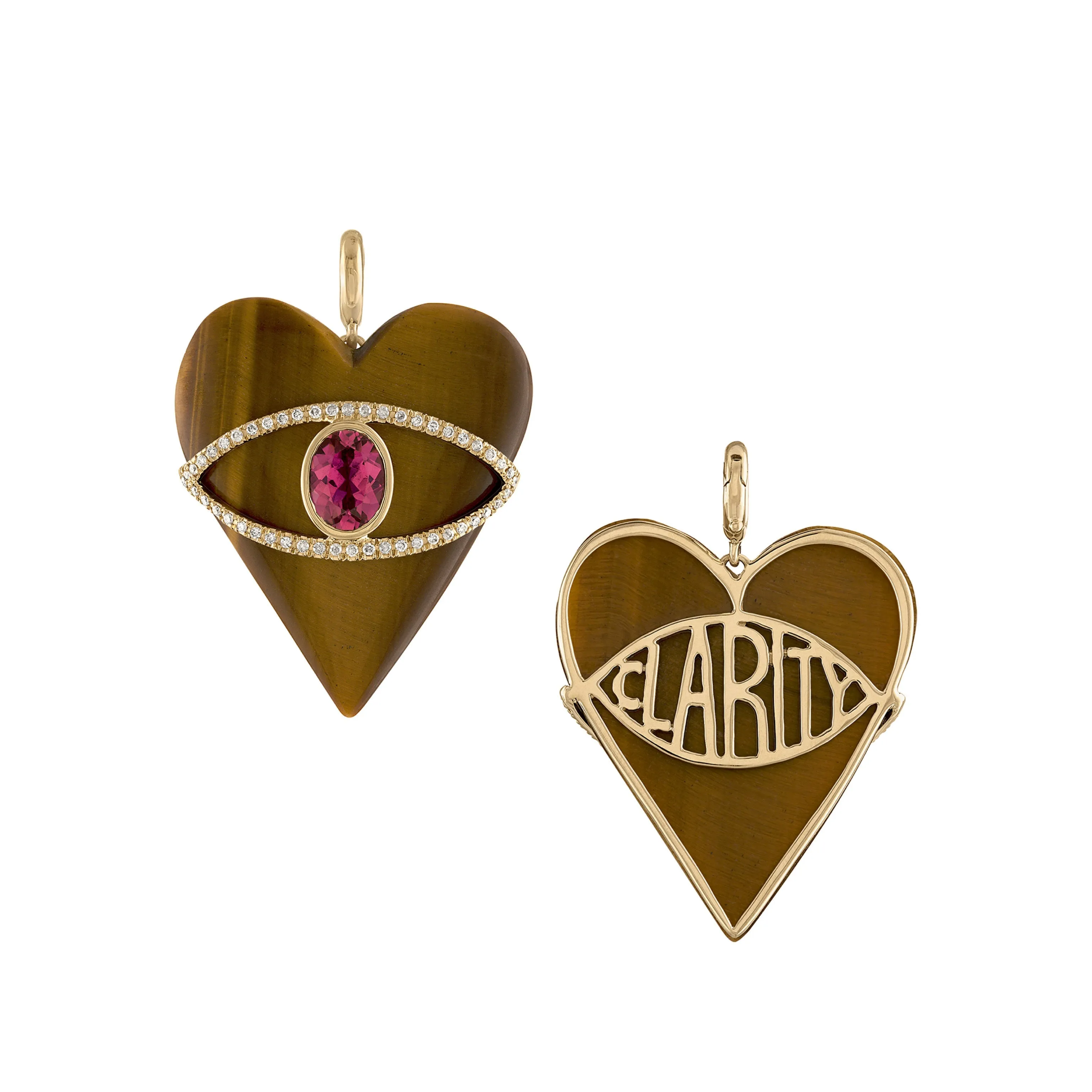 Stoned Heart Pendants