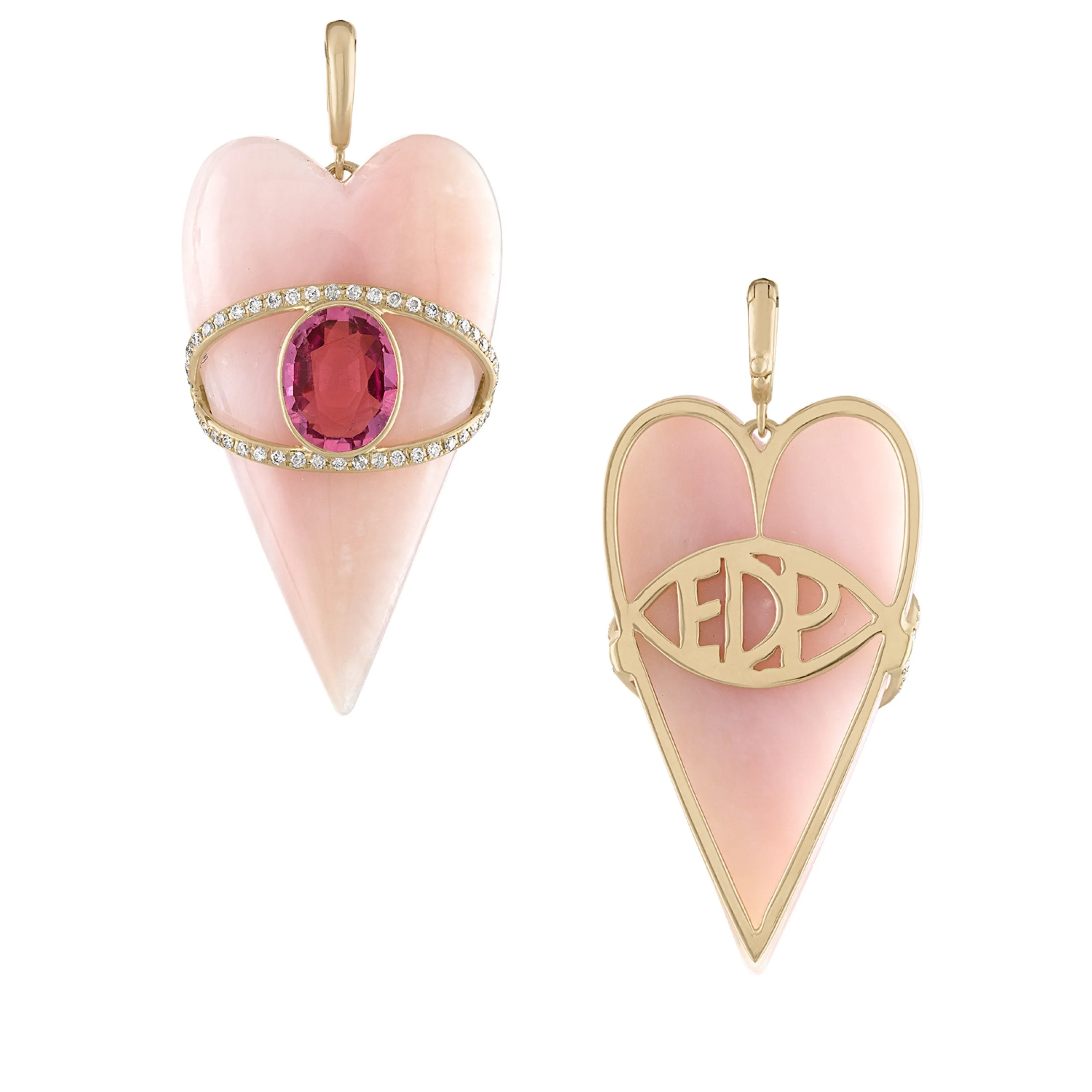 Stoned Heart Pendants