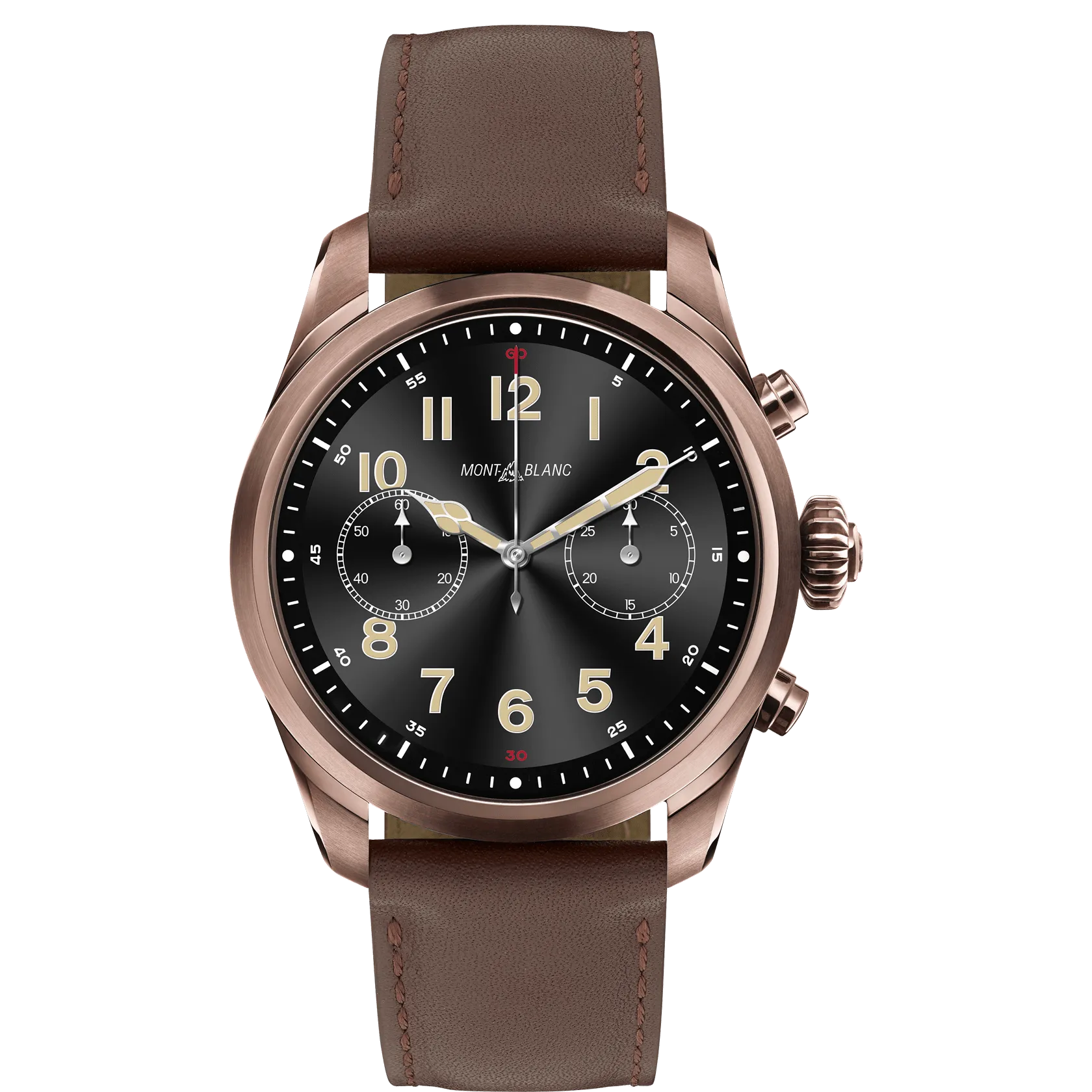 Summit 2 brown colour steel and leather