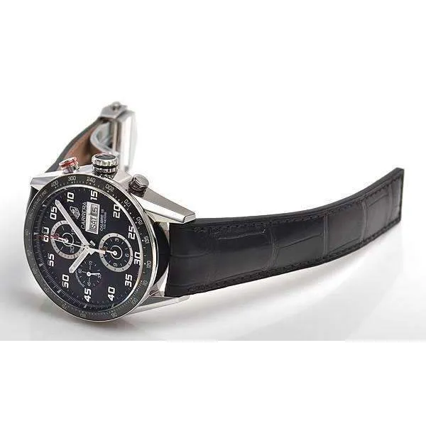 TAG HEUER CARRERA AUTOMATIC DAY-DATE MEN WATCH CV2A1R.FC6235