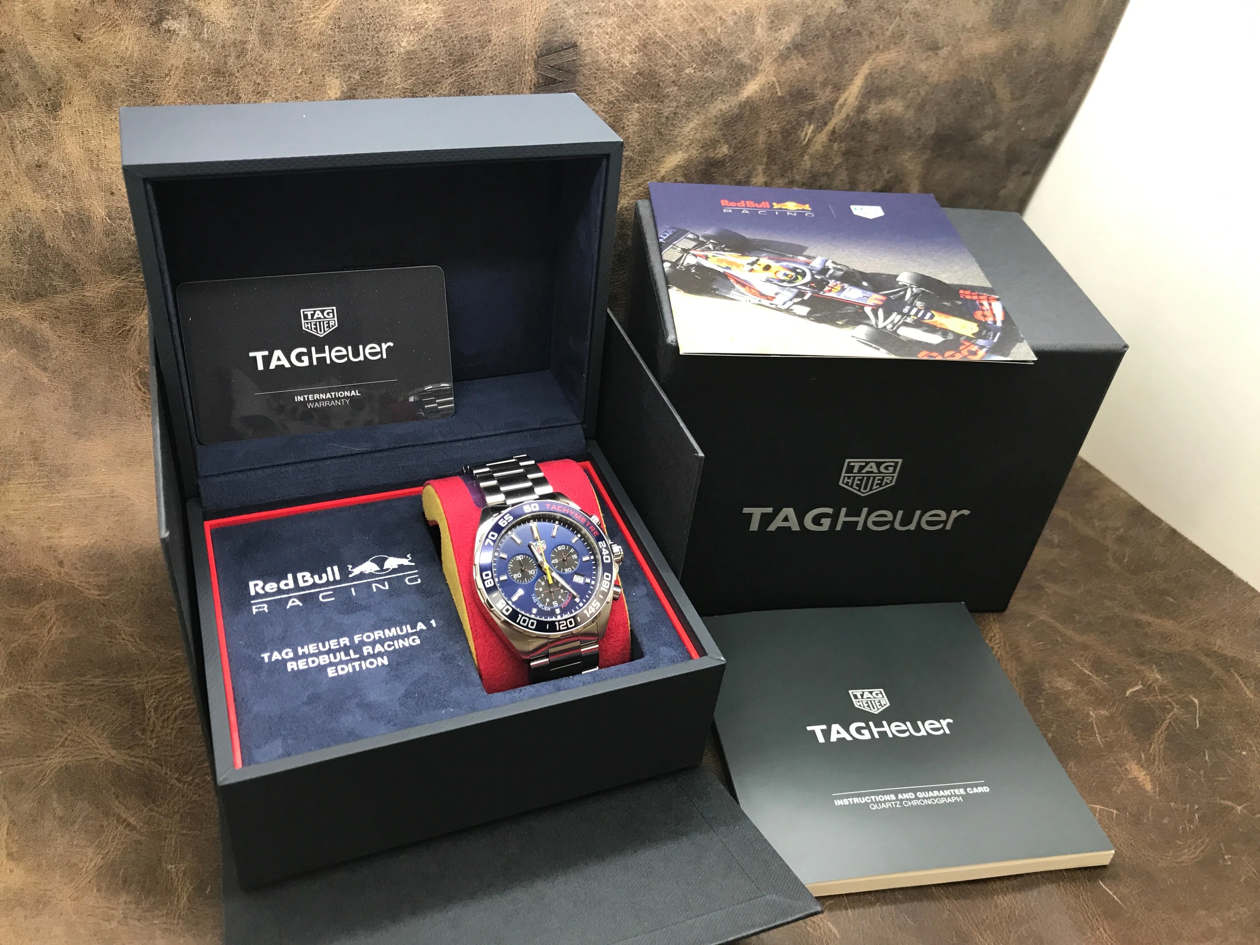 TAG Heuer Formula 1 x Red Bull Racing CAZ101AK Blue Dial Quartz Men's Watch