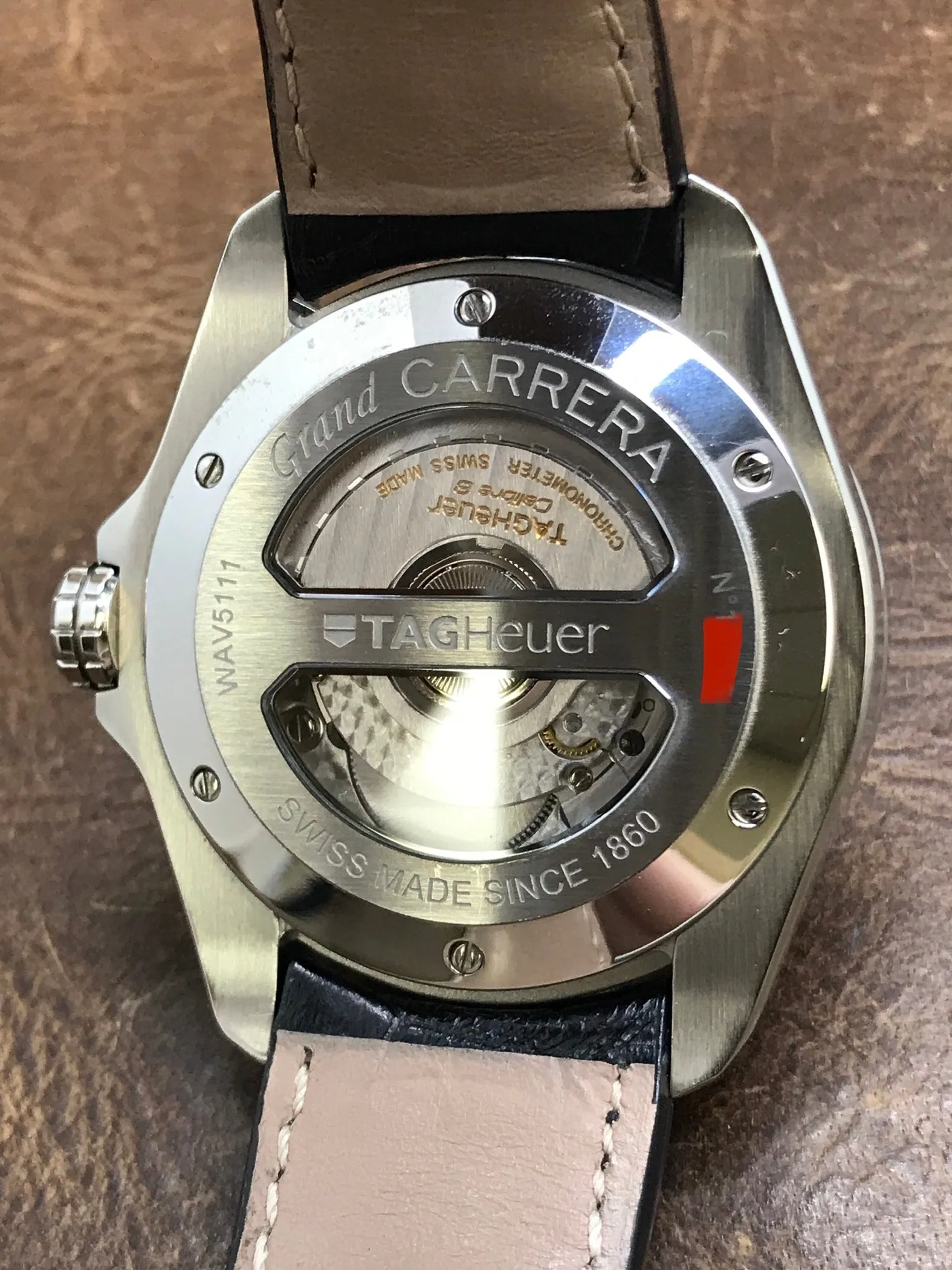TAG Heuer Grand Carrera WAV5111 Black Dial Automatic Men's Watch
