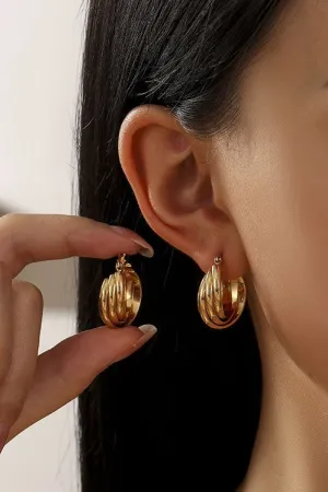 The Cameron Intertwined Hoop Earrings