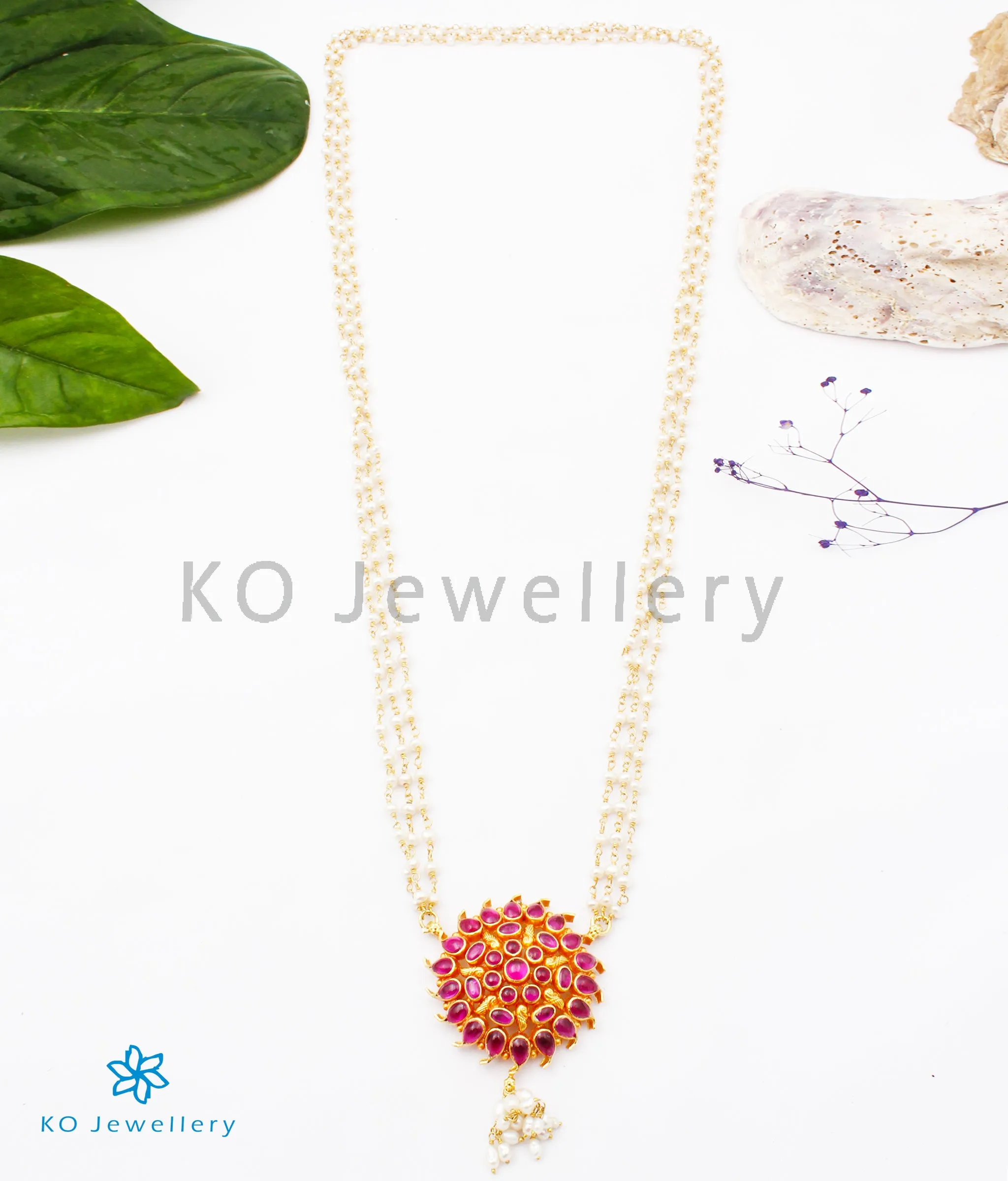 The Mauktika Silver Pearl Necklace