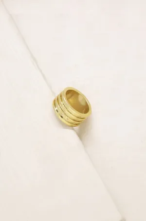 The Only Essential 18k Gold Plated Ring