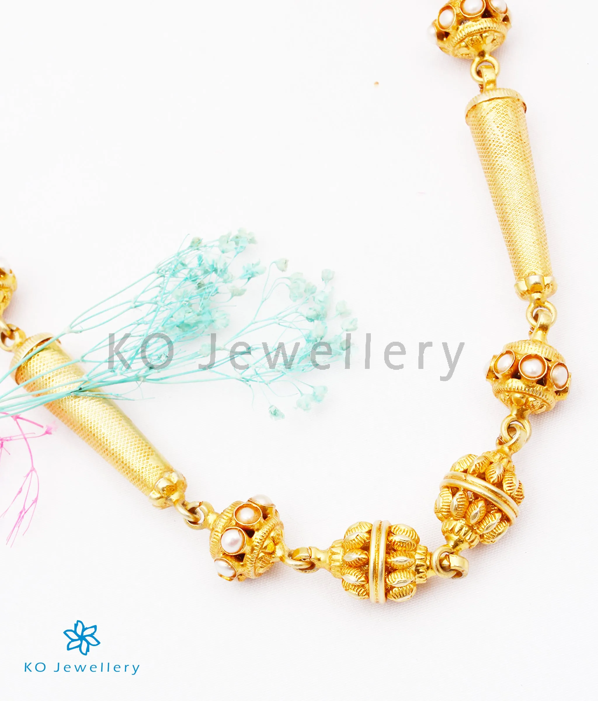 The Parag Silver Chain (Pearl)