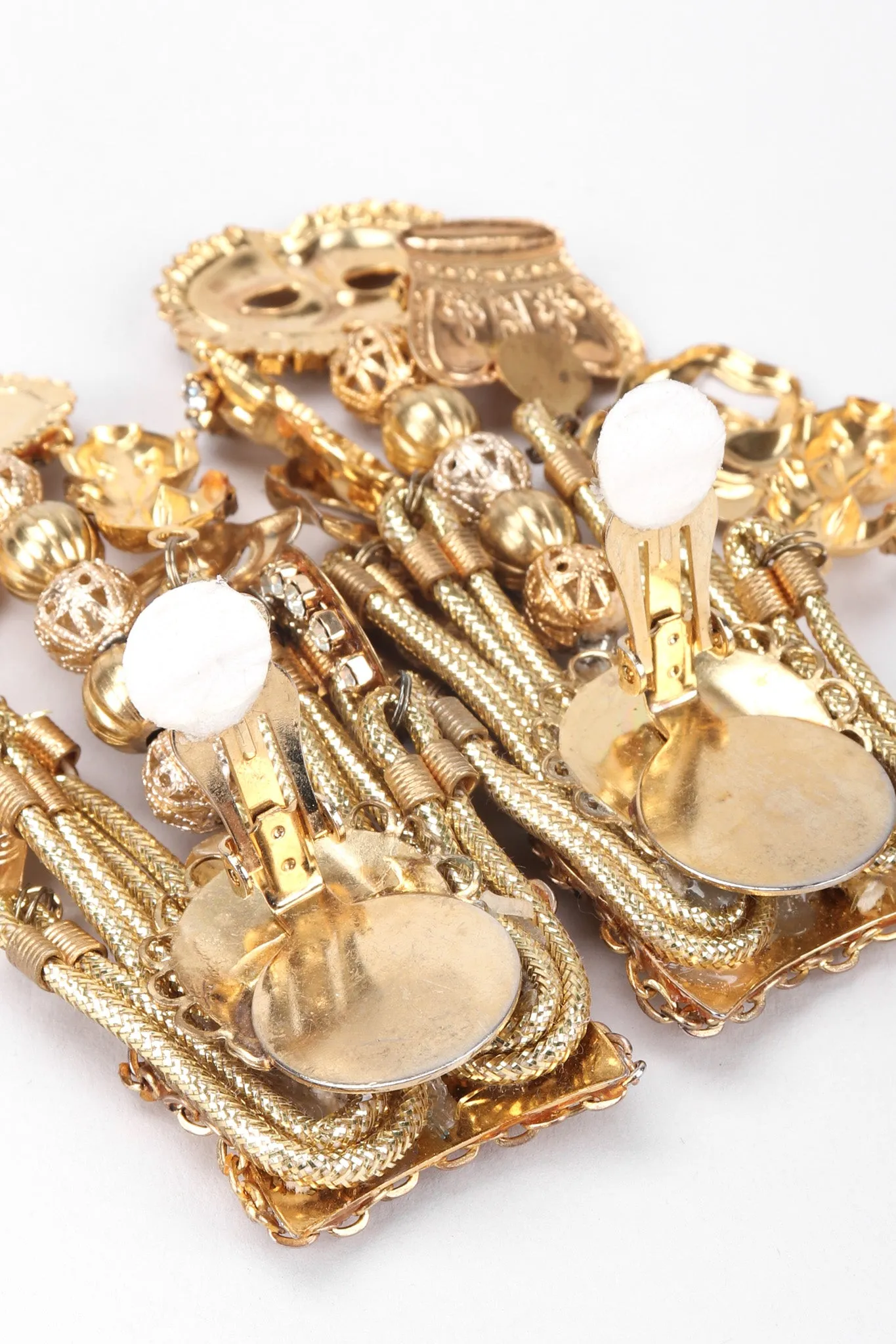 Thespian Mask Charm Earrings