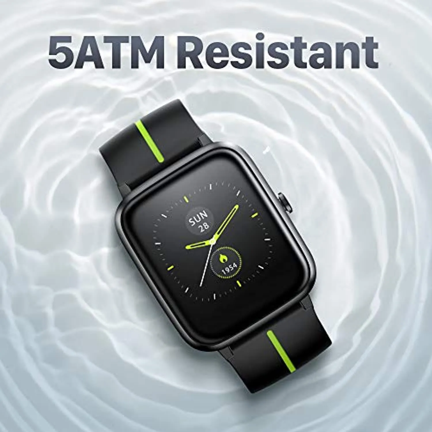 TicKasa Vibrant Fitness Smartwatch Tracker with GPS Heart Rate Monitor ip68 Waterproof Rating 14 Sports Mode, Compatible for iPhone and Android Phones