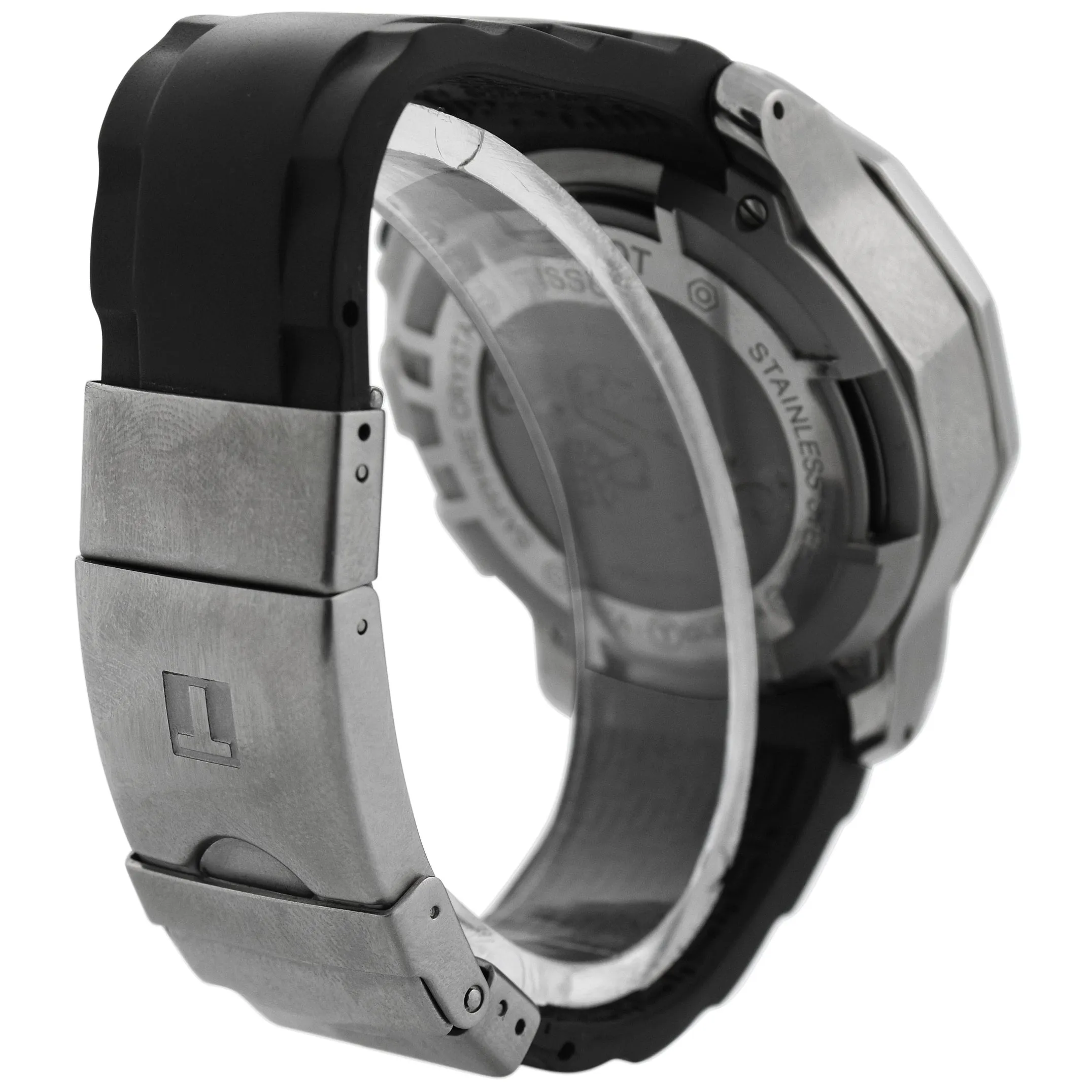 Tissot Men's Sea-Touch Stainless Steel 44mm Black Digital Dial Watch Reference #: T026.420.17.281.00