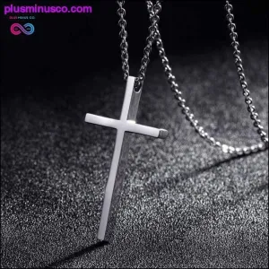 Titanium Steel Cross Pendant Prayer Necklace
