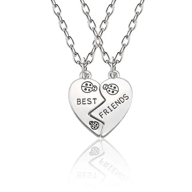 Trendy Best Friends Pendant Necklace Sets