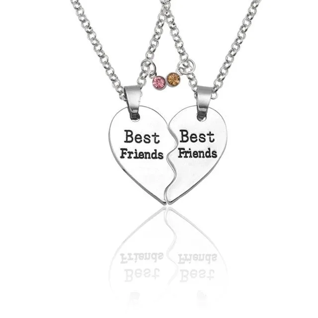 Trendy Best Friends Pendant Necklace Sets