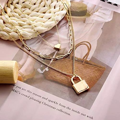 Turandoss Dainty Layering Pearls Necklace