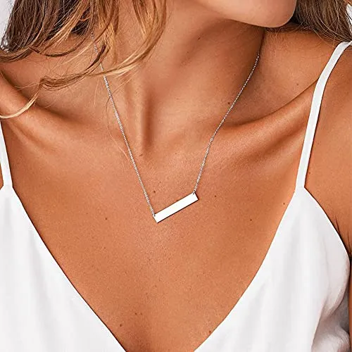 Turandoss Dainty Layering Pearls Necklace