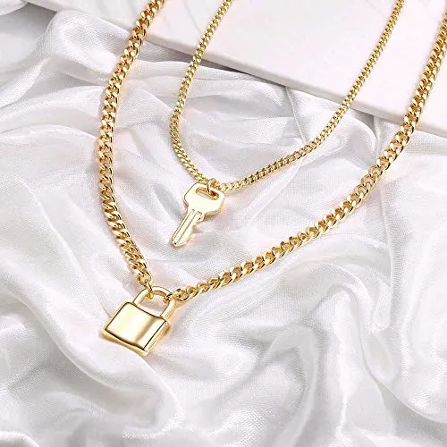 Turandoss Dainty Layering Pearls Necklace