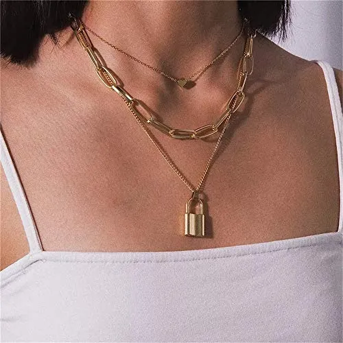 Turandoss Dainty Layering Pearls Necklace