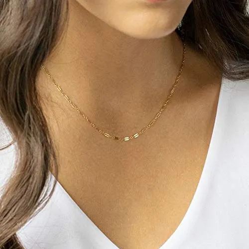 Turandoss Dainty Layering Pearls Necklace