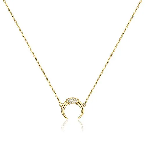 Turandoss Dainty Layering Pearls Necklace